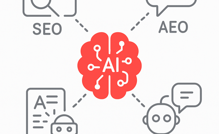 seo-vs-aeo-geo-a-aio-srovnani-pristupu-a-tipy-pro-vyvojare